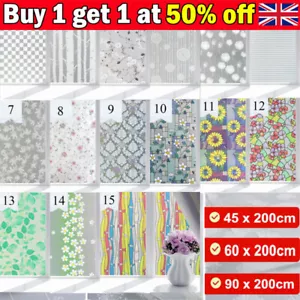 Window Film Privacy Frosted Film Self Adhesive Etched Glass Vinyl - Picture 1 of 34