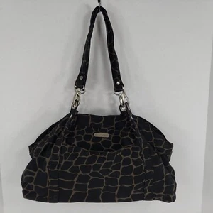 Baggallini Baby Hampton Shoulder Satchel Purse Giraffe 3 Compartment Travel Bag - Picture 1 of 12