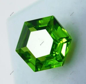 Natürlicher Peridot grün ausgefallener Schliff 8,40 ct schöner ZERTIFIZIERTER loser Edelstein - Bild 1 von 12