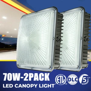 Waterproof Led Canopy Light 70Watt Outdoor LED Parking Garage Area Light Fixture - Picture 1 of 13