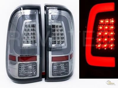 Luces traseras LED Smoke C-Bar 08-16 Ford F250 F350 F450 Super Duty XL XLT Pickup Foto 1 de 4