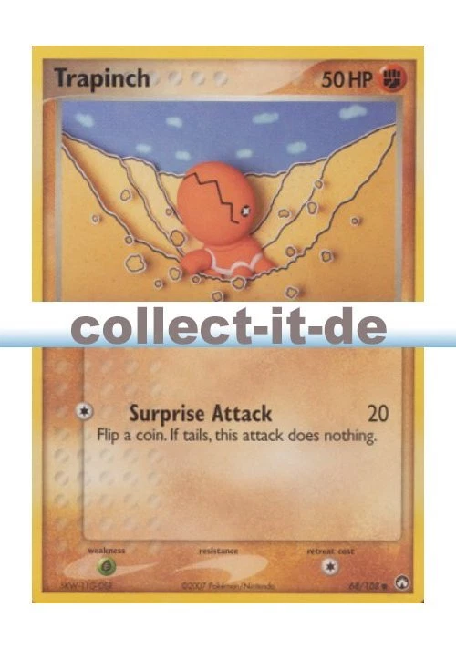 Pokemon EX Power Keepers - 68/108 - Trapinch - ENGLISCH - Bild 1 von 1