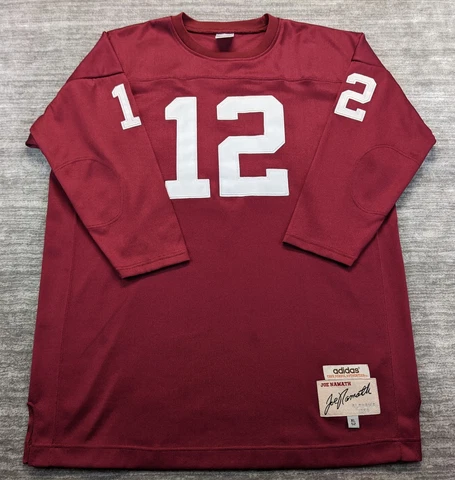 Adidas True School Authentics Alabama Crimson Tide Joe Namath Jersey Size X-L Cover
