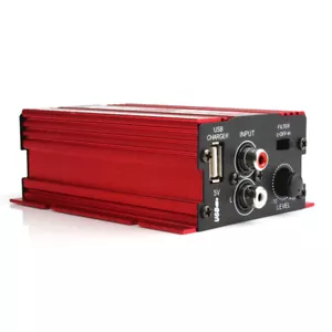 500W Car 12V 500W 2-Channels Hi-Fi Stereos Audio Amplifier Amp Subwoofer - Picture 1 of 12