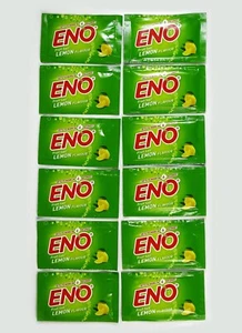 10 X ENO FRUIT SALT IN LEMON FLAVOR RELIEF FROM INDIGESTION,GAS NAUSEA & ACIDITY - Picture 1 of 4