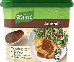 KNORR Jager Sosse Hunter Salsa Caja Grande para 2 Litros Hecho en Alemania Nuevo - Imagen 1 de 4