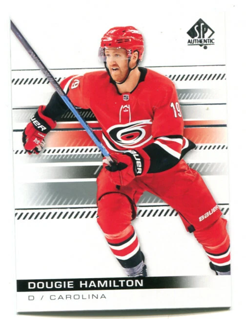 2019-20 SP Authentic Dougie Hamilton Card #3 Carolina Hurricanes - Image 1 of 1