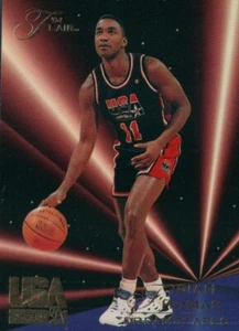 Fleer 1994 Flair Isiah Thomas Dreamscapes #104 MINT - Gold Gilt Lettering - Picture 1 of 3