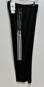 Pantaloni Adidas Youth neri bianchi a righe Tiro 21 pantaloni da pista giovanili taglia MEDIA NUOVI! - Foto 1 di 17
