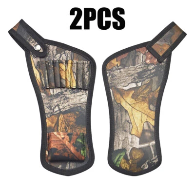 2PCS Archery Crossbow Arrow Quiver Bag Holder Pouch 8 Holes Waist Hip Belt USA - Image 1 of 4