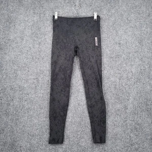 Gymshark Legings Womens XS Gray High Waist Animal Print Seamless Yoga Gym - Picture 1 of 12