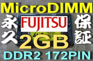 (2GB RAM) 1x2G FUJITSU LIFEBOOK P1500 P1510 P1610 P1620 P7120 MicroDIMM USA a μ - Picture 1 of 11