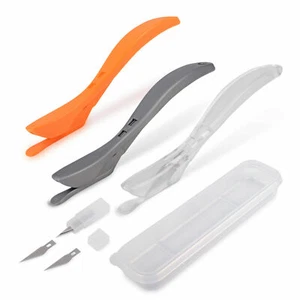 3 Pcs Safety Wrapping Paper Cutter Knife, Gift Wrap Cutting Tool Knife Blade Set - Picture 1 of 11