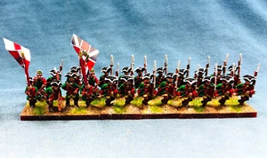 15 mm YM Guerra de los Siete Años WGS pintado British Pennsylvania Provincials BA42 - Imagen 1 de 9