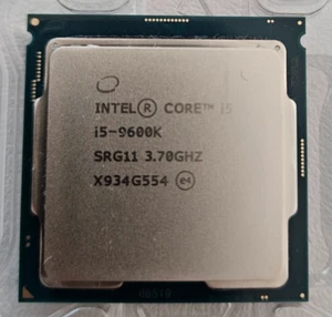 Intel Core i5-9600K (6x 3.70GHz) SRG11 Coffee Lake CPU Sockel 1151 - Bild 1 von 3