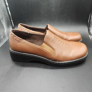 Naturalizer Womens 8N Music Brown Leather Slip On Comfort Shoes  - Picture 1 of 11