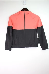 Girl's Athletic Works Two Tone Full Zip Windbreaker Large (10-12) - Picture 1 of 4