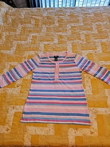 NWOT- Girls Chaps Pullover Long Sleeve Top Size XL(16) - Picture 1 of 4