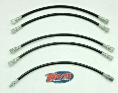 KIT 5 TUBI FRENI ANTERIORI E POSTERIORI ADATTI PER LANCIA FULVIA  2° e 3° Serie - Image 1 of 3