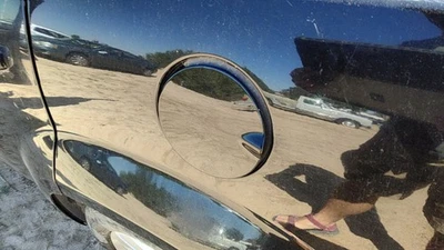 2009-2014 Dodge Avenger Fuel Tank Door With Hinge Gas Lid Oem Filler Black Px8 - Image 1 of 4