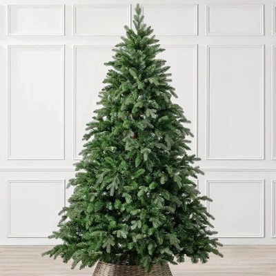 Christow Artificial Christmas Tree Realistic Fraser Fir with Stand 5ft to 8ft - Image 1 of 4