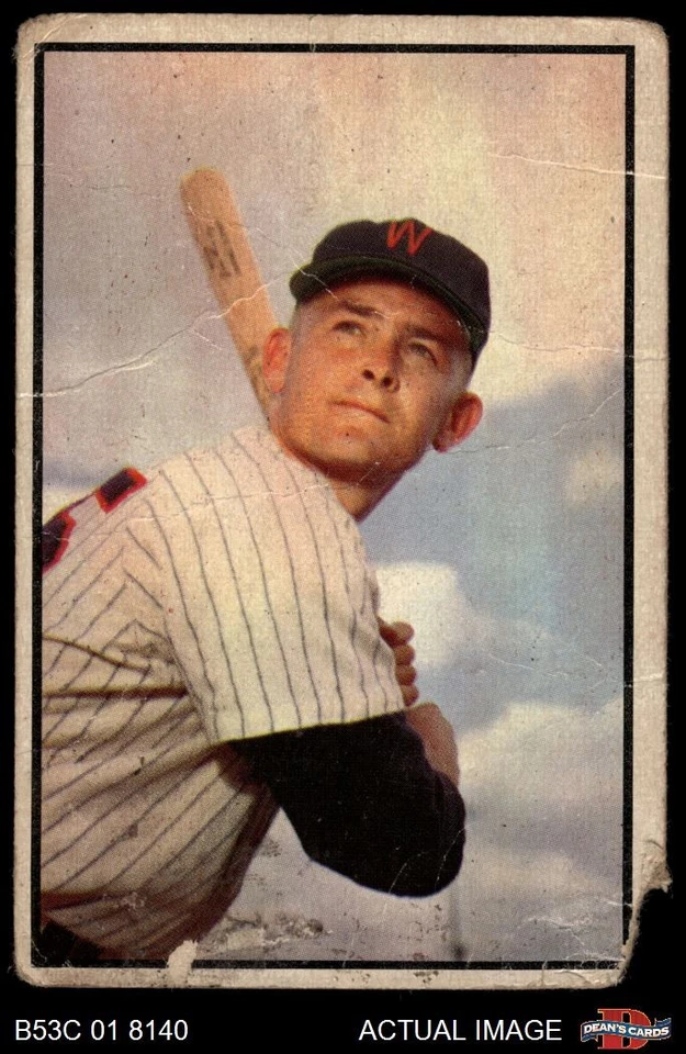 1953 Bowman #139 Pete Runnels Senators AUTHENTIC - Image 1 of 1