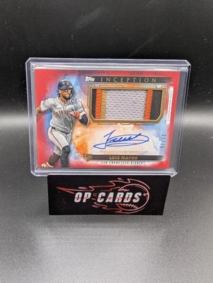 LUIS MATOS 2024 TOPPS INCEPTION PATCH RELIC AUTOGRAPH /25 FREE SHIPPING - Image 1 of 2