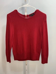 Suéter para mujer Ann Taylor rojo manga larga mezcla lana, talla mediana. 3K - Imagen 1 de 7