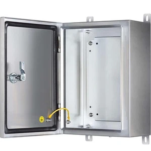 Contenitore in Acciaio Inox, IP65 Scatola Elettrica Impermeabile (14"x10"x6") - Foto 1 di 4
