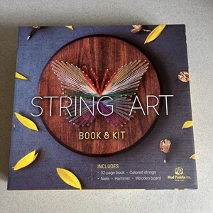 STRING ART Book&Kit New Mud Puddle Inc Every Thing You Need Ages 14 Plus NEW - Picture 1 of 7