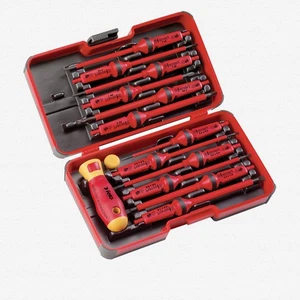 Felo E-Smart 14 Piece Set - Slotted, Phillips, Pozidriv, Torx Tip Insulated Blad - Picture 1 of 1