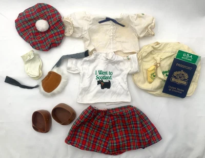 1986 Cabbage Patch World Traveler Outfit, Scotland 12 Piece - Image 1 of 4