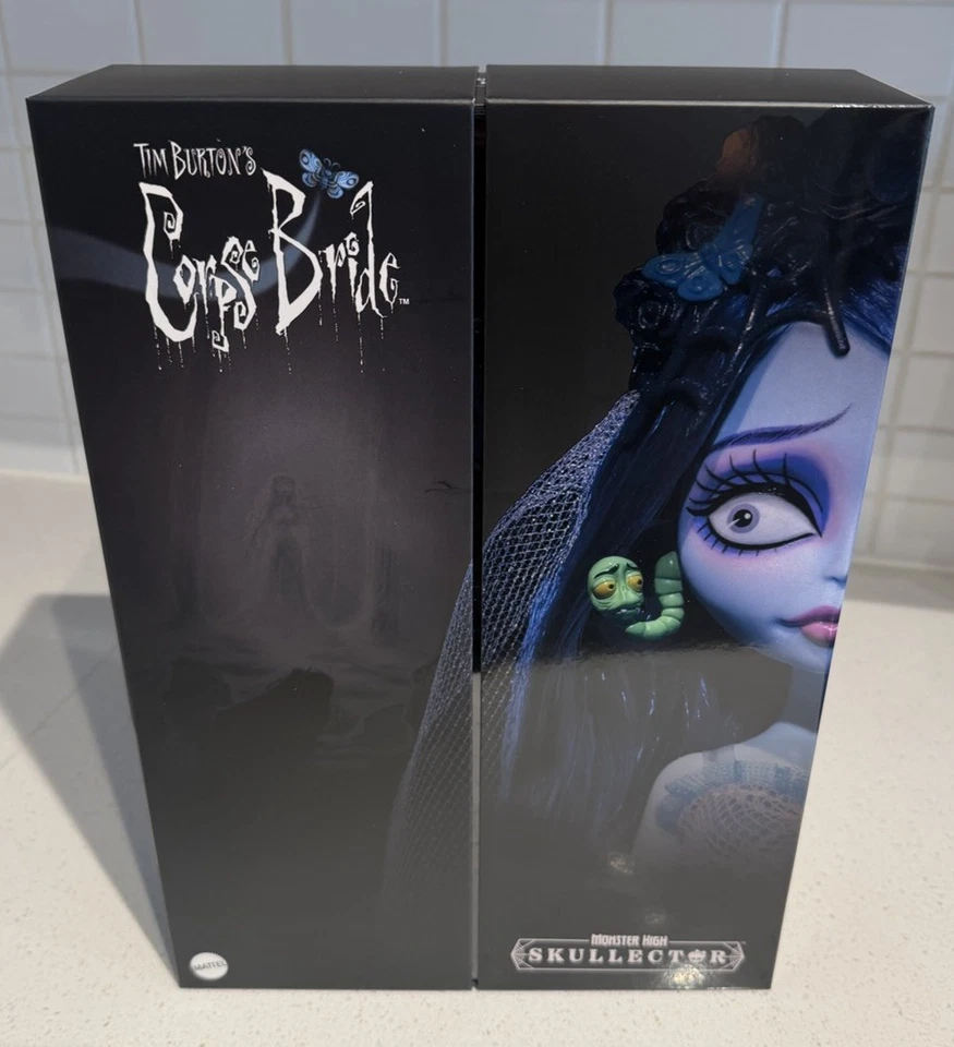 Monster High Tim Burton's Corpse Bride Emily Skullector Muñeca de Moda Foto 1 de 4