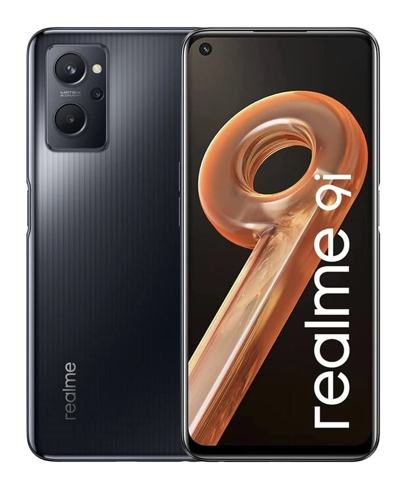 Realme 9i RMX3491 6,6" Prism Black 64GB 50MP Dual Sim Handy - Bild 1 von 1