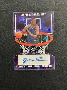 ANFERNEE HARDAWAY 2024 LEAF COLLECTIVE PRESS PASS NET BURNERS AUTO CRYSTAL 4/7 - Picture 1 of 2