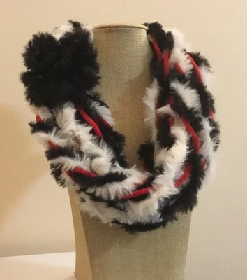 Sciarpa collana, scaldacollo, regalo di Natale, sciarpa misto lana - Immagine 1 di 3