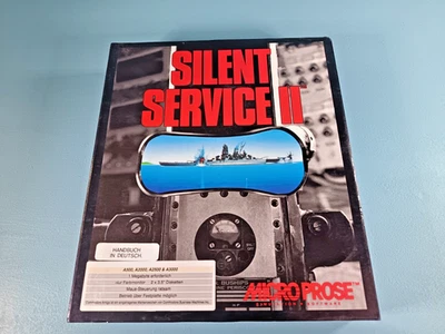 Silent Service II - Amiga Spiel OVP in Big Box - Bild 1 von 3