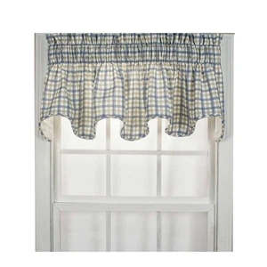 Ellis Curtain Bristol Plaid High Quality Room Darkening Natural Color Lined - Picture 1 of 3