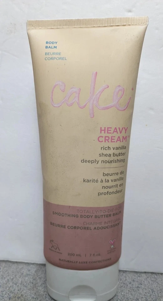 2 Cake Heavy Cream Smoothing Vanilla Body Butter Balm 7 0z JL 12870