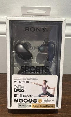Sony WF-SP700N Wireless In-Ear Headphone - Black - Image 1 of 4