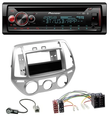 Pioneer MP3 DAB CD Bluetooth USB Autoradio für Hyundai i20 (12-14) man. Klima - Bild 1 von 4