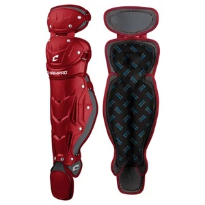 Protectores de piernas de béisbol intermedios Champro Optimus Pro 14,5 pulgadas - escarlata - Imagen 1 de 1