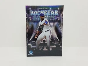 2025 Bowman #RR-6 Kumar Rocker, Texas Rangers (RC) - Rockstar Rookies Insert - Picture 1 of 2