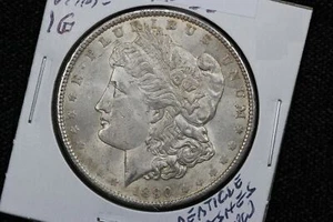 1890 Morgan Dollar VAM-1G Clashed Dies 223Q - Picture 1 of 4