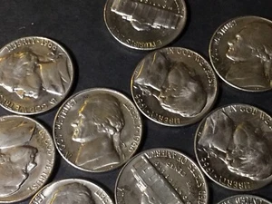 1966 Jefferson BU Nickel Lot of 3 Coins 102920 4001a - Picture 1 of 7