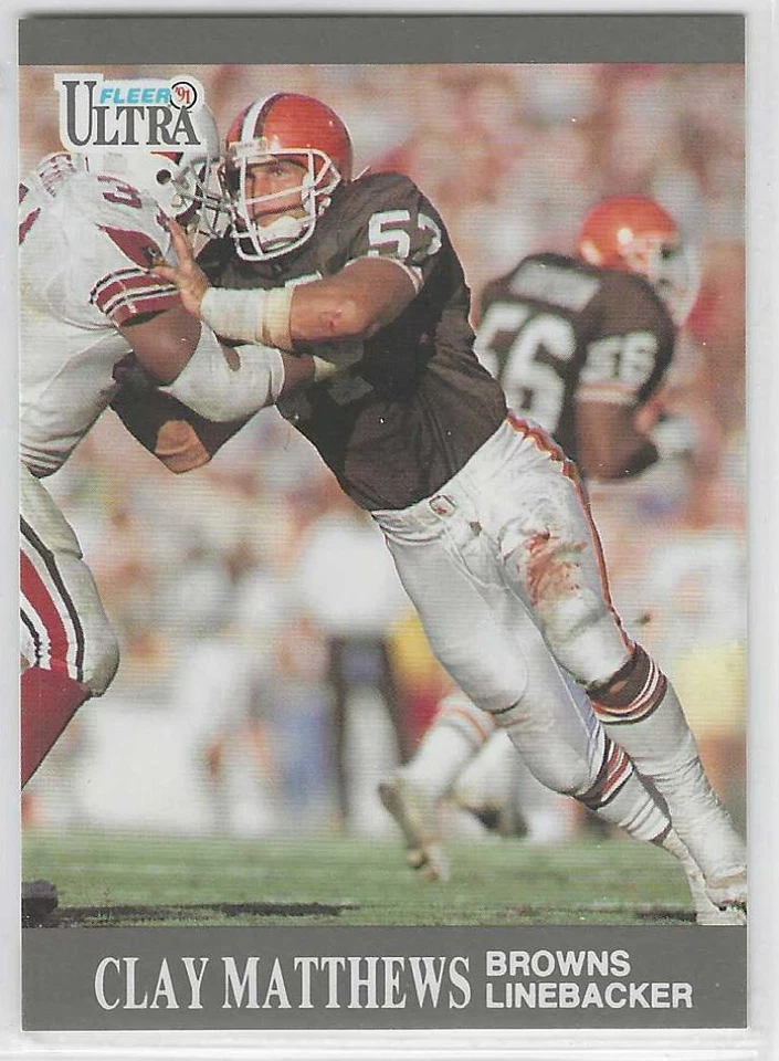 1991 Ultra #31 Clay Matthews Cleveland Browns USC - Image 1 of 1