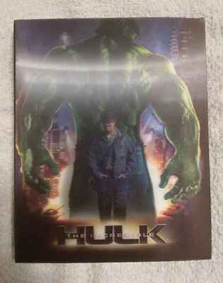 The Incredible Hulk (Blu-ray, 2008) Nova Media rare HTF OOP lenticular slip read - Image 1 of 4