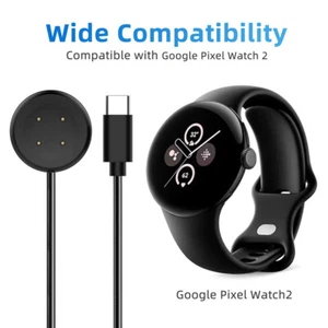 For Google Pixel Watch 2 3 Type-C Charger Cable, Magnetic Charging Cable - Photo 1 sur 21