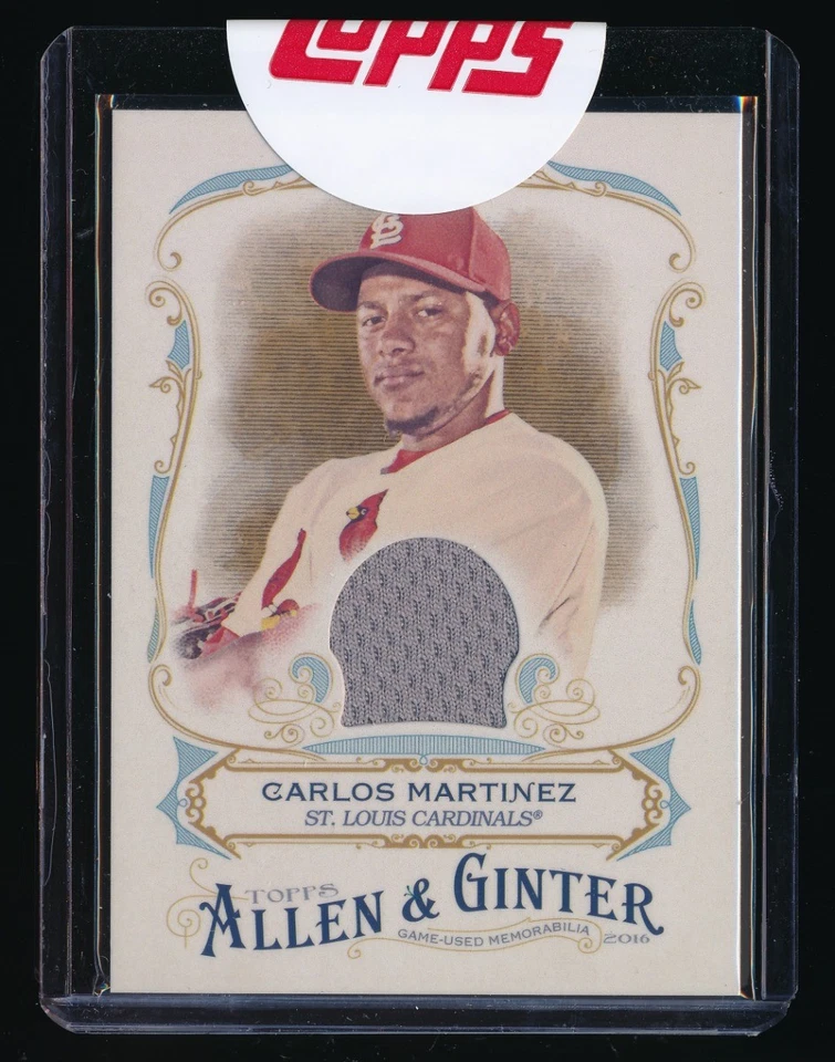 CARLOS MARTINEZ 2016 TOPPS ALLEN AND GINTER RELIC #FSRACMA JERSEY *CARDINALS* - Image 1 of 1