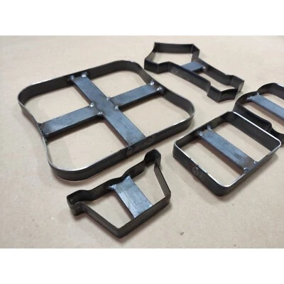 Custom Clicker Dies Molds Cutting Leather Punches Steel Blade Rule Height 19mm. - Image 1 of 4